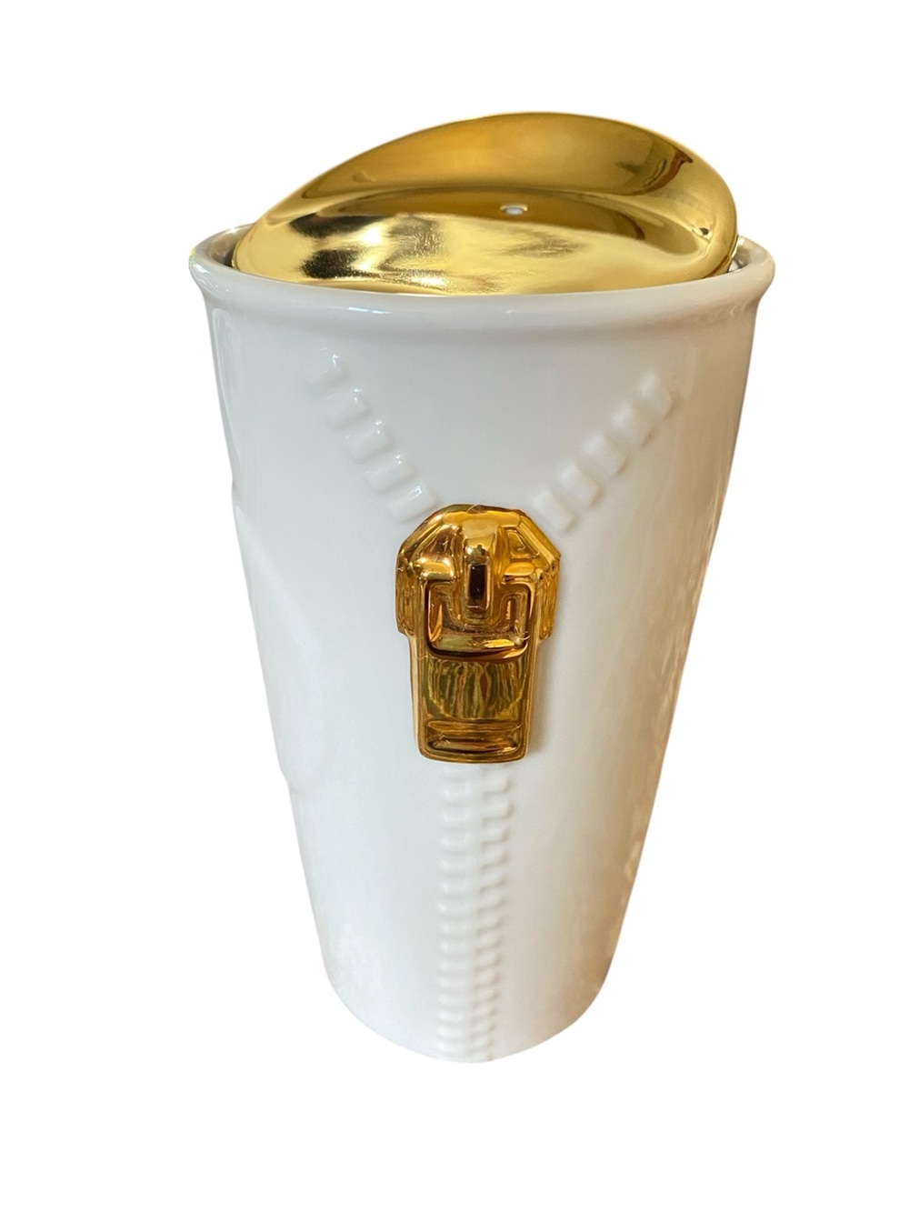Starbucks White Ceramic Mug with Black Logo